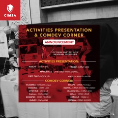 ACTIVITIES PRESENTATION AND COMDEV CORNER OCTOBER MEETING 2019