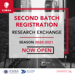 RESEARCH EXCHANGE SCORE CIMSA OPPORTUNITIES: 2ND BATCH REGISTRATION