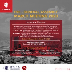 PRE-GENERAL ASSEMBLY: MARCH MEETING RWANDA 2020