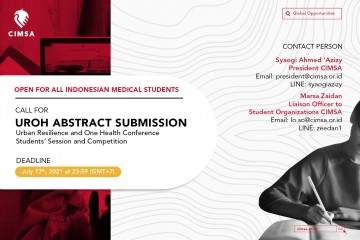 Call for Abstract Urban Resilience and One Health Submission