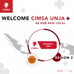 WELCOME OUR NEW LOCAL: CIMSA UNIVERSITAS JAMBI!