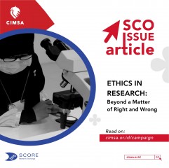 SCO Issue Article - Ethics in Research: Beyond a Matter of Right and Wrong