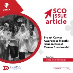 SCO ISSUE ARTICLE - Breast Cancer Awareness Month : Issue in Breast Cancer Survivorship