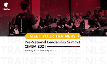 Meet Your Trainers for Pre-National Leadership Summit CIMSA 2021
