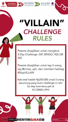 image VILLAIN IWD 2021 - SCORA&SCORP CIMSA UPH